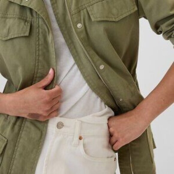 GAP Walden Green Canvas Utility Jacket/NWT/S - Picture 4 of 16